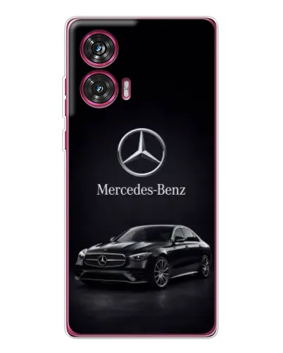 Чехол для Motorola Edge 50 Fusion с картинкой «Mercedes — решетка радиатора»