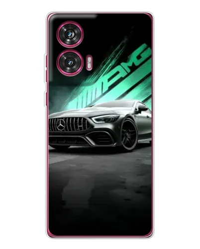 Чехол для Motorola Edge 50 Fusion с картинкой «Темный Mercedes AMG»
