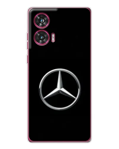Чехол для Motorola Edge 50 Fusion с картинкой «Mercedes классический лого»