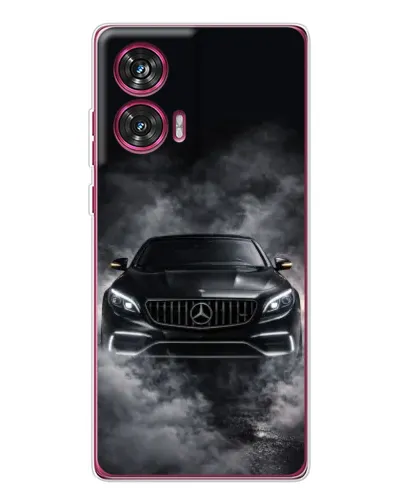 Чехол для Motorola Edge 50 Fusion с картинкой «Mercedes в дыму»