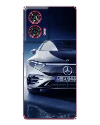 Чехол для Motorola Edge 50 Fusion с картинкой «Mercedes EQ — будущее»