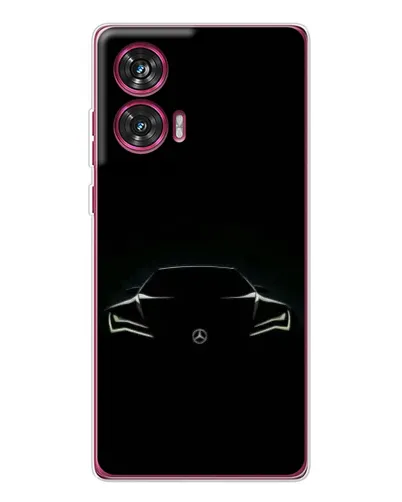 Чехол для Motorola Edge 50 Fusion с картинкой «Mercedes — силуэт авто» Чехол для Motorola Edge 50 Fusion с картинкой «Mercedes — силуэт авто»