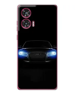 Чехол для Motorola Edge 50 Fusion с картинкой «Audi в неоне» Чехол для Motorola Edge 50 Fusion с картинкой «Audi в неоне»