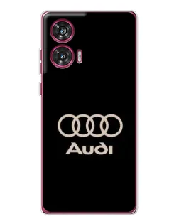 Чехол для Motorola Edge 50 Fusion с картинкой «Audi — золотой логотип» Чехол для Motorola Edge 50 Fusion с картинкой «Audi — золотой логотип»