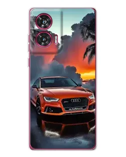Чехол для Motorola Edge 50 Fusion с картинкой «Audi — закат» Чехол для Motorola Edge 50 Fusion с картинкой «Audi — закат»