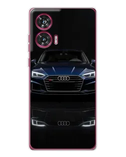 Чехол для Motorola Edge 50 Fusion с картинкой «Audi — ночное отражение» Чехол для Motorola Edge 50 Fusion с картинкой «Audi — ночное отражение»