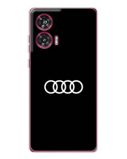 Чехол для Motorola Edge 50 Fusion с картинкой «Audi White Logo» Чехол для Motorola Edge 50 Fusion с картинкой «Audi White Logo»