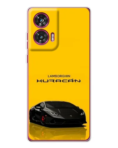Чехол для Motorola Edge 50 Fusion с картинкой «Lamborghini Huracan черный»