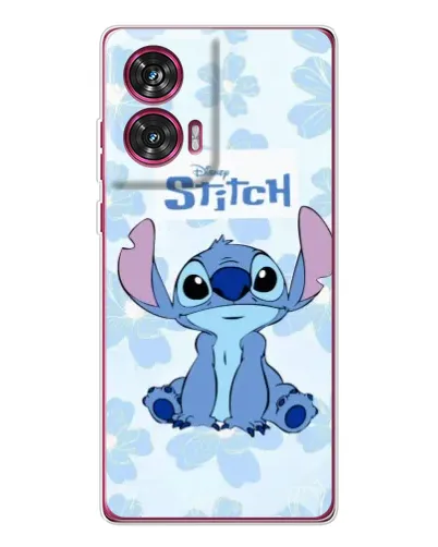 Чехол для Motorola Edge 50 Fusion с картинкой «Stitch среди цветов» Чехол для Motorola Edge 50 Fusion с картинкой «Stitch среди цветов»