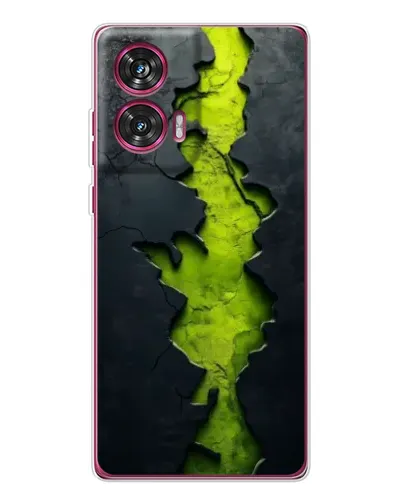 Чехол для Motorola Edge 50 Fusion с картинкой «Салатовый разлом скалы» Чехол для Motorola Edge 50 Fusion с картинкой «Салатовый разлом скалы»