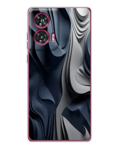 Чехол для Motorola Edge 50 Fusion с картинкой «Объемные синие складки» Чехол для Motorola Edge 50 Fusion с картинкой «Объемные синие складки»