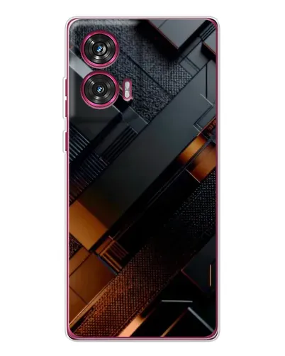 Чехол для Motorola Edge 50 Fusion с картинкой «Черные геометрические блоки» Чехол для Motorola Edge 50 Fusion с картинкой «Черные геометрические блоки»