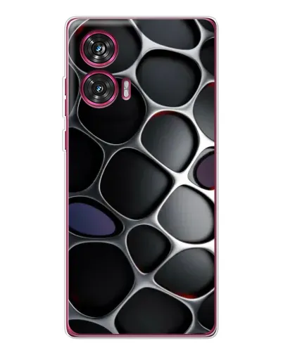 Чехол для Motorola Edge 50 Fusion с картинкой «Объемная темная решетка» Чехол для Motorola Edge 50 Fusion с картинкой «Объемная темная решетка»