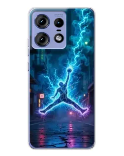 Чехол для Motorola Edge 50 Pro с картинкой «Jordan Gold Jumpman» Чехол для Motorola Edge 50 Pro с картинкой «Jordan Gold Jumpman»