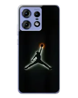 Чехол для Motorola Edge 50 Pro с картинкой «Jordan Gradient Logo» Чехол для Motorola Edge 50 Pro с картинкой «Jordan Gradient Logo»