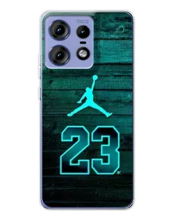 Чехол для Motorola Edge 50 Pro с картинкой «Jordan Cyan 23» Чехол для Motorola Edge 50 Pro с картинкой «Jordan Cyan 23»