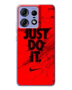 Чехол для Motorola Edge 50 Pro с картинкой «Nike Just Do It» Чехол для Motorola Edge 50 Pro с картинкой «Nike Just Do It»