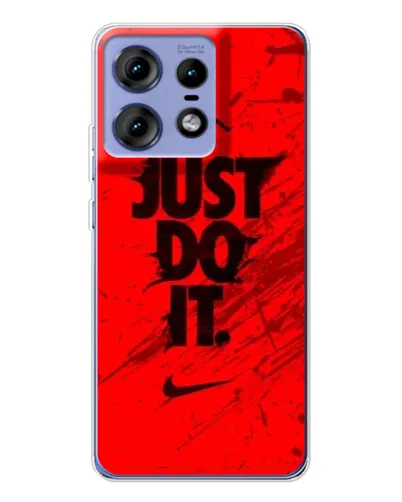 Чехол для Motorola Edge 50 Pro с картинкой «Nike Just Do It»