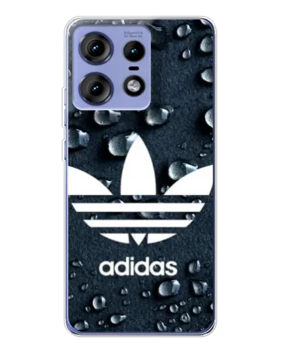 Чехол для Motorola Edge 50 Pro с картинкой «Adidas Trefoil Blue» Чехол для Motorola Edge 50 Pro с картинкой «Adidas Trefoil Blue»