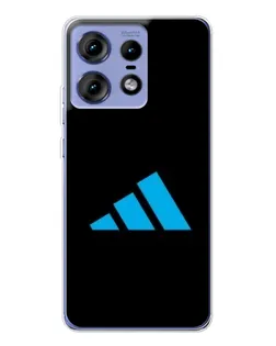 Чехол для Motorola Edge 50 Pro с картинкой «Adidas Cyan Logo» Чехол для Motorola Edge 50 Pro с картинкой «Adidas Cyan Logo»