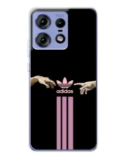 Чехол для Motorola Edge 50 Pro с картинкой «Adidas Hands» Чехол для Motorola Edge 50 Pro с картинкой «Adidas Hands»