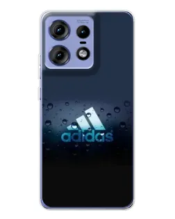 Чехол для Motorola Edge 50 Pro с картинкой «Adidas Water Drops» Чехол для Motorola Edge 50 Pro с картинкой «Adidas Water Drops»
