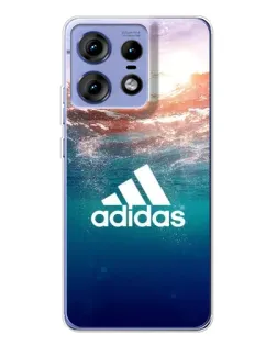 Чехол для Motorola Edge 50 Pro с картинкой «Океанская глубина адидас» Чехол для Motorola Edge 50 Pro с картинкой «Океанская глубина адидас»