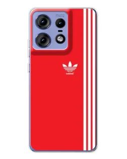 Чехол для Motorola Edge 50 Pro с картинкой «Красный минимализм Adidas» Чехол для Motorola Edge 50 Pro с картинкой «Красный минимализм Adidas»