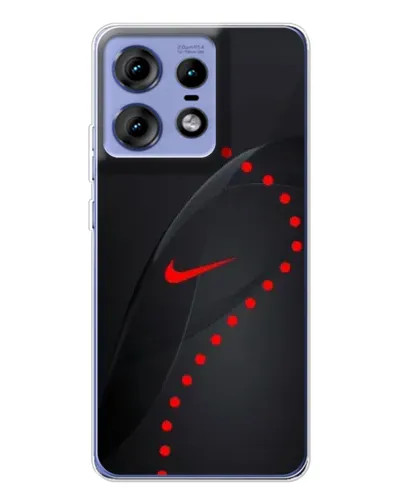 Чехол для Motorola Edge 50 Pro с картинкой «Абстрактный дизайн Nike»