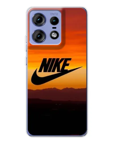 Чехол для Motorola Edge 50 Pro с картинкой «Nike — вечерний горизонт»