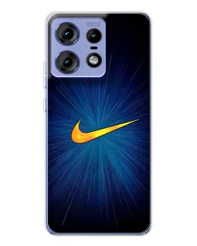 Чехол для Motorola Edge 50 Pro с картинкой «Синий пульс Nike» Чехол для Motorola Edge 50 Pro с картинкой «Синий пульс Nike»