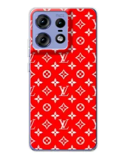 Чехол для Motorola Edge 50 Pro с картинкой «Яркий паттерн LV»