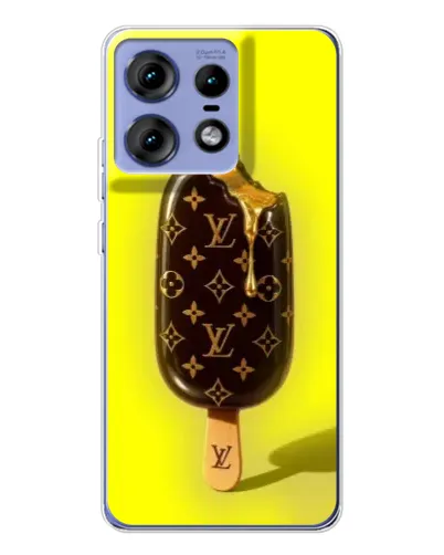 Чехол для Motorola Edge 50 Pro с картинкой «Мороженое от LV» Чехол для Motorola Edge 50 Pro с картинкой «Мороженое от LV»