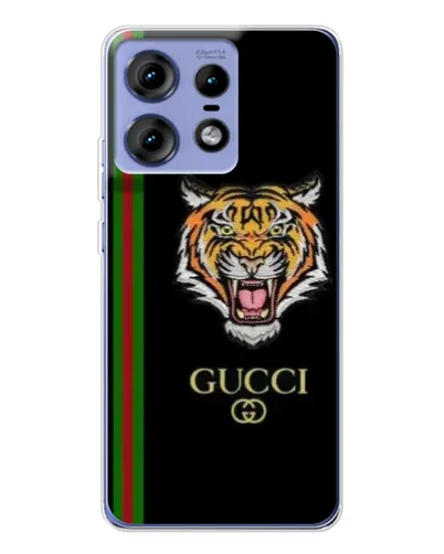 Чехол для Motorola Edge 50 Pro с картинкой «Тигр Gucci»