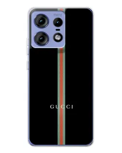 Чехол для Motorola Edge 50 Pro с картинкой «Gucci — строгая линия»