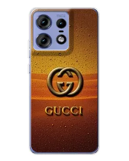 Чехол для Motorola Edge 50 Pro с картинкой «Gucci — солнечный градиент»