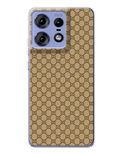 Чехол для Motorola Edge 50 Pro с картинкой «Gucci — классический беж» Чехол для Motorola Edge 50 Pro с картинкой «Gucci — классический беж»