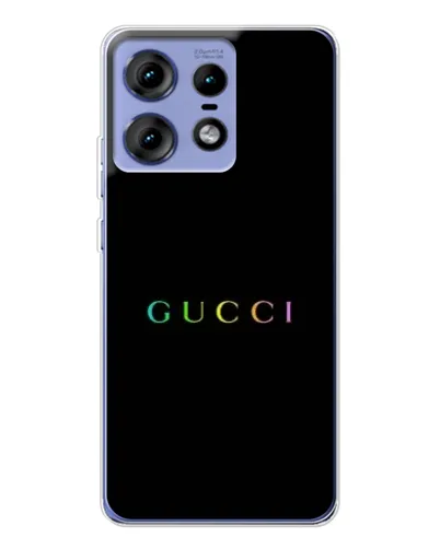 Чехол для Motorola Edge 50 Pro с картинкой «Gucci — неоновый минимализм» Чехол для Motorola Edge 50 Pro с картинкой «Gucci — неоновый минимализм»