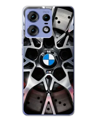 Чехол для Motorola Edge 50 Pro с картинкой «BMW — деталь диска»