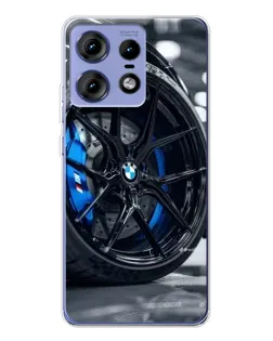 Чехол для Motorola Edge 50 Pro с картинкой «Колесо BMW вблизи» Чехол для Motorola Edge 50 Pro с картинкой «Колесо BMW вблизи»