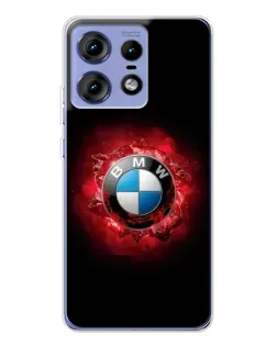 Чехол для Motorola Edge 50 Pro с картинкой «Логотип BMW — вспышка» Чехол для Motorola Edge 50 Pro с картинкой «Логотип BMW — вспышка»