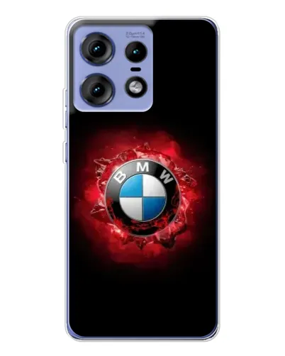 Чехол для Motorola Edge 50 Pro с картинкой «Логотип BMW — вспышка»