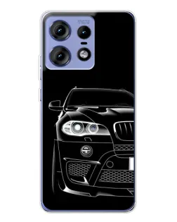 Чехол для Motorola Edge 50 Pro с картинкой «Темный силуэт BMW» Чехол для Motorola Edge 50 Pro с картинкой «Темный силуэт BMW»