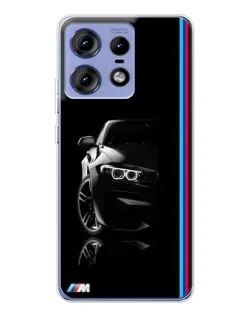 Чехол для Motorola Edge 50 Pro с картинкой «Силуэт BMW в темноте» Чехол для Motorola Edge 50 Pro с картинкой «Силуэт BMW в темноте»