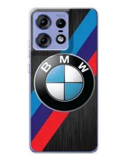 Чехол для Motorola Edge 50 Pro с картинкой «BMW M-stripes стиль» Чехол для Motorola Edge 50 Pro с картинкой «BMW M-stripes стиль»