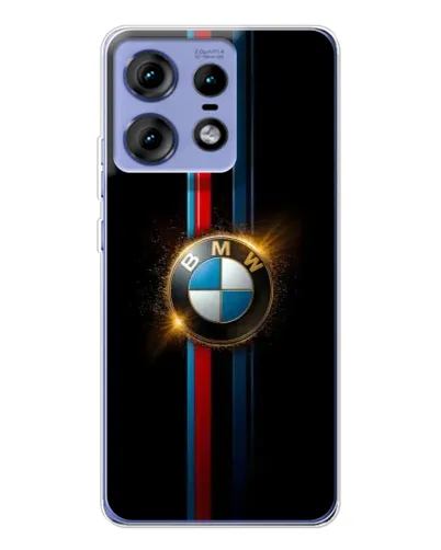 Чехол для Motorola Edge 50 Pro с картинкой «BMW M-Power неон»