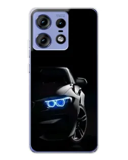 Чехол для Motorola Edge 50 Pro с картинкой «BMW — ночной взгляд» Чехол для Motorola Edge 50 Pro с картинкой «BMW — ночной взгляд»