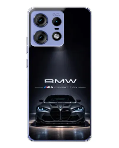 Чехол для Motorola Edge 50 Pro с картинкой «BMW сквозь ночной город» Чехол для Motorola Edge 50 Pro с картинкой «BMW сквозь ночной город»