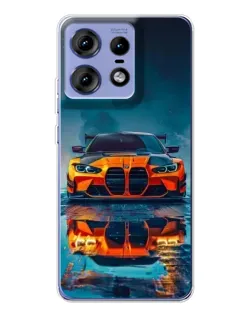 Чехол для Motorola Edge 50 Pro с картинкой «BMW — золотая эмблема» Чехол для Motorola Edge 50 Pro с картинкой «BMW — золотая эмблема»