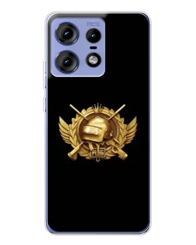 Чехол для Motorola Edge 50 Pro с картинкой «PUBG — оранжевый градиент» Чехол для Motorola Edge 50 Pro с картинкой «PUBG — оранжевый градиент»